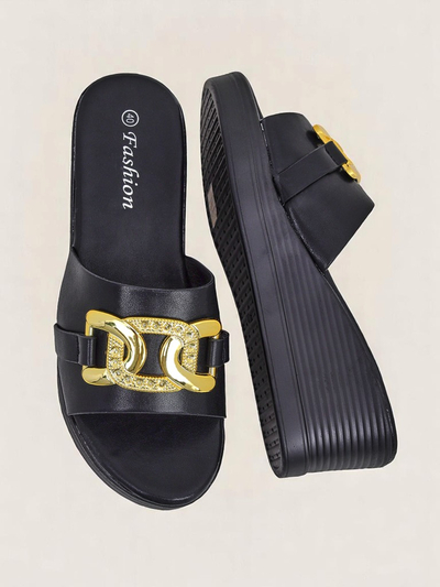 Royalfashion Sandale wedge pentru femei Nolia