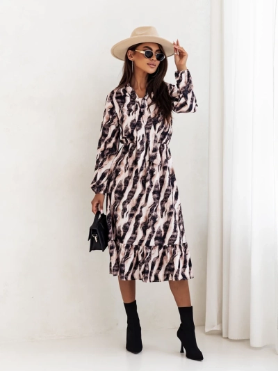 Rochie midi Royalfashion pentru femei cu imprimeu