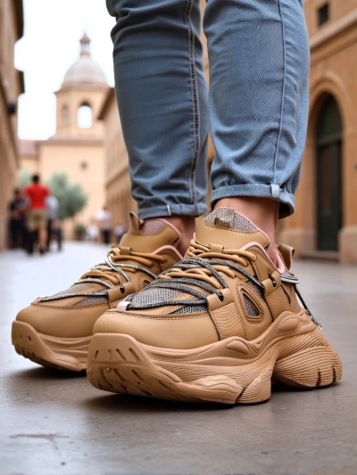 Sneakers pentru femei Royalfashion cu talpă groasă Reterri