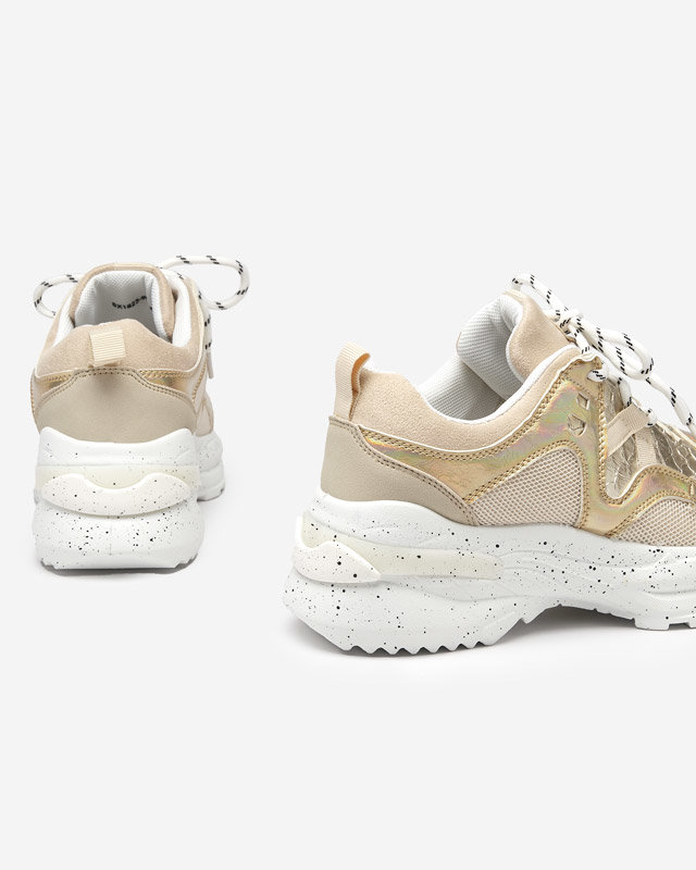 Pantofi sport dama auriu-bej adidasi Dejis - Incaltaminte