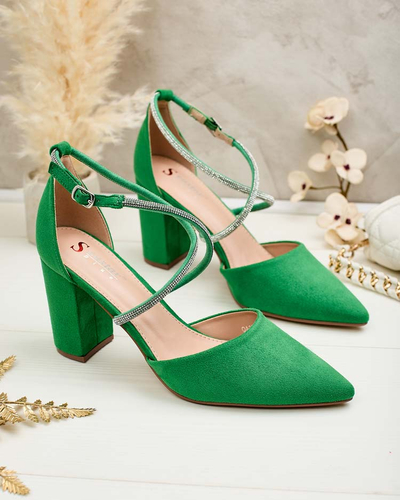 Royalfashion Pantofi de damă Briticca cu zirconiu