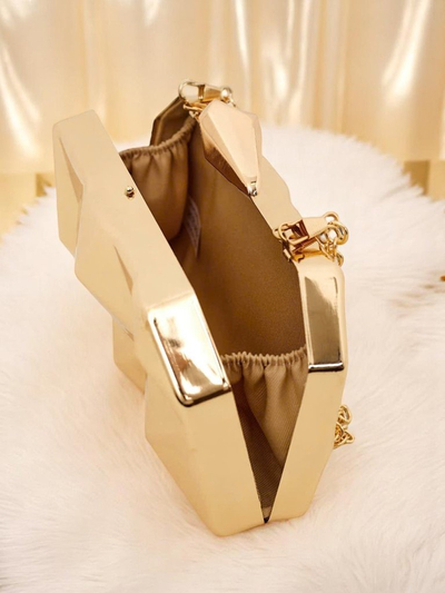 Royalfashion Geantă tip plic pentru femei Metal Muse