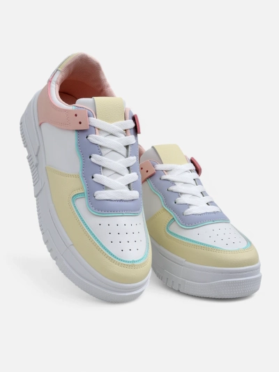 Sneakers damă Elektra Pastello - multicolorați piele ecologică primăvară