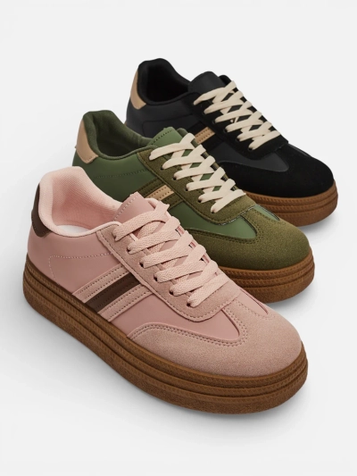 Sneakers Damă Flora Roz Ecologici Sportivi de Vară