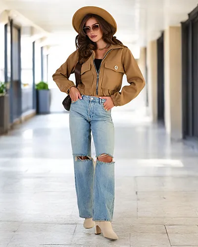 Jachetă bomber pentru femei Royalfashion