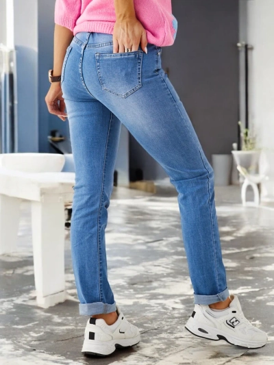 Jeans drepte pentru femei Royalfashion din bumbac