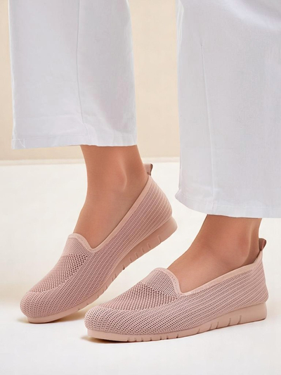 Royalfashion Mocasi din material pentru femei Caerit