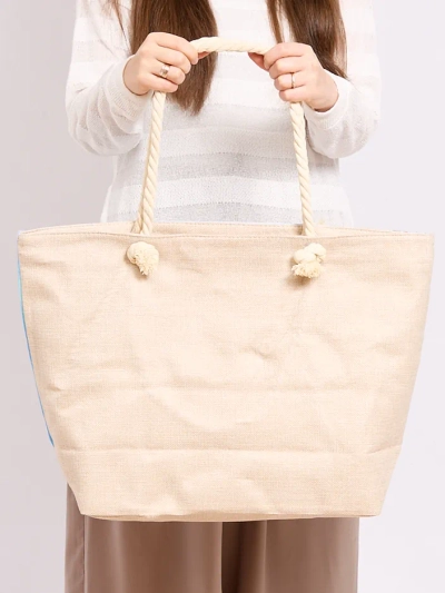 Royalfashion Sac mare din țesătură cu imprimeu