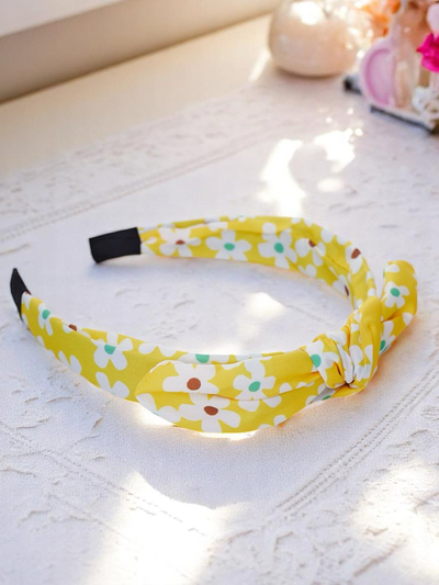 Royalfashion Bentită cu fundă în model floral Florinka