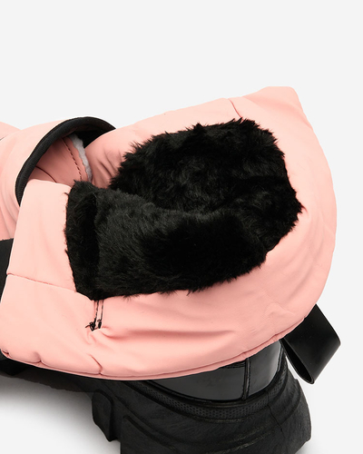 Royalfashion Cizme de zăpadă de damă în roz Enamirela