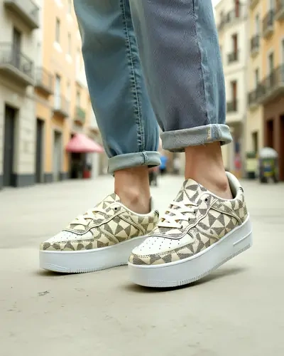 Royalfashion Pantofi sport pentru femei cu imprimeu Ozofio