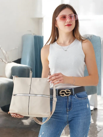 Royalfashion Geantă Casual pentru Femei Fabricată din Ecopiele