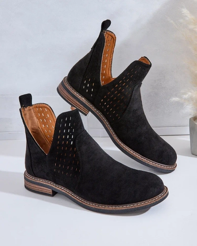 Royalfashion Cizme eko suede Ovilla pentru femei
