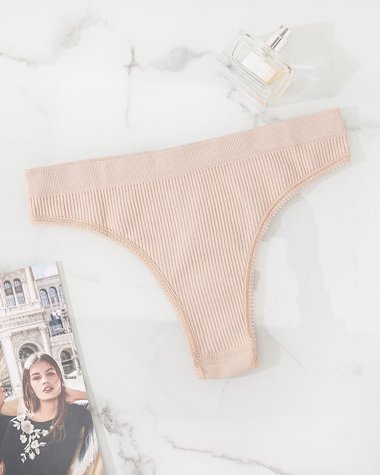 Royalfashion Chiloți sutien bej pentru femei