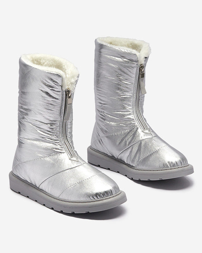 Silver pantofi de damă a'la cizme de zăpadă Tirigga- Footwear