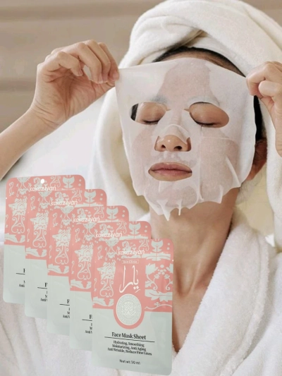 Aurelia Silk Hydrating Face Sheet Mask Kakaziyan 25 ml - Mască Luxoasă