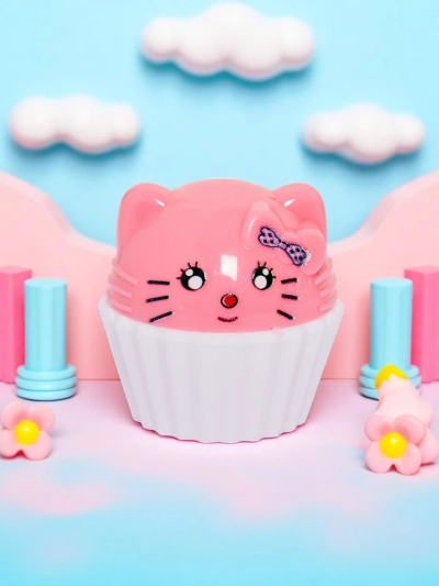 Balsam de buze pentru copii cu un pisoi într-un cupcake – hidratează și regenerează