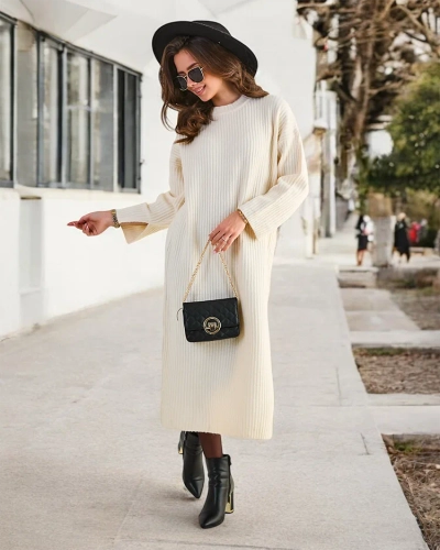 Rochie pulover lung femei Royalfashion