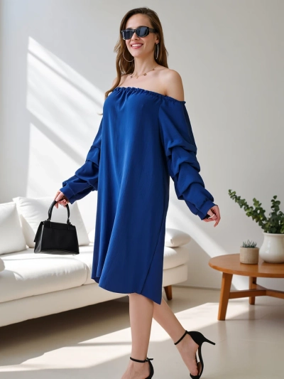 Rochie Royalfashion Smooth pentru femei a'la spaniolă cu volane