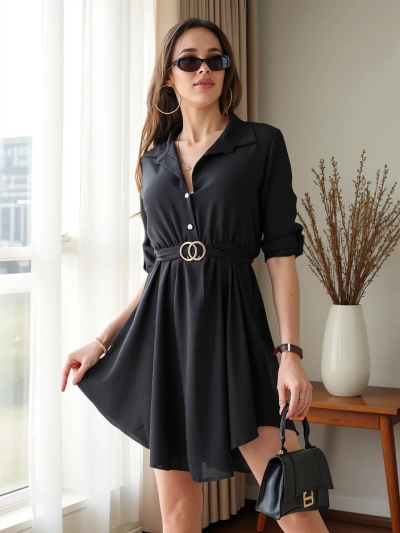 Royalfashion Rochie elegantă pentru femei, cu lungime până la genunchi