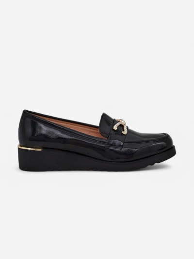 Mocasıne pentru femei Royalfashion pe un toc mic Leffo
