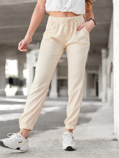 Pantaloni Royalfashion pentru femei cu elastic la capetele picioarelor