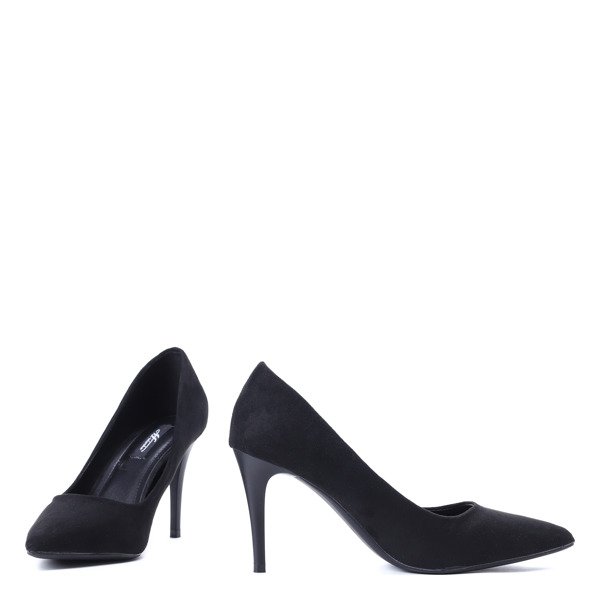 Klasyczne szpilki w kolorze czarnym Anna - Obuwie