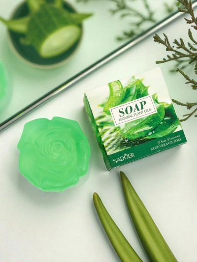 Royalfashion Săpun glicerină în formă de floare Aloe