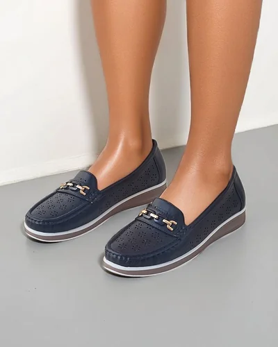 Mocasi perforați Royalfashion pentru femei Cerro