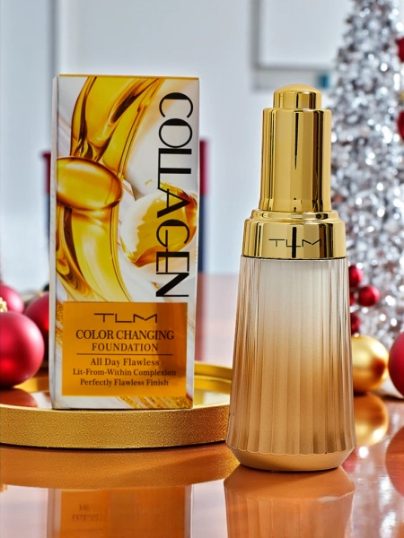 Fond de ten matifiant cu colagen Sand Nude