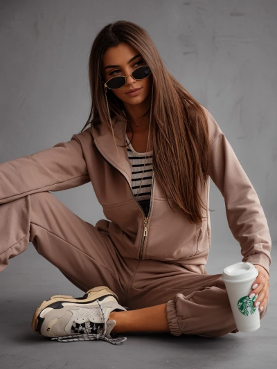 Royalfashion Set de trening din bumbac pentru femei