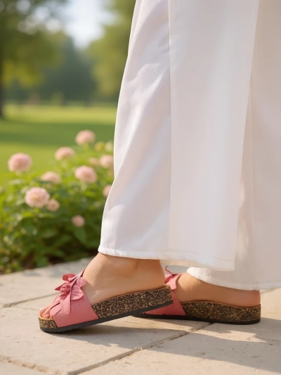 Sandale pentru femei Royalfashion cu flori Foules