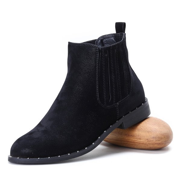 Klasyczne sztyblety w kolorze czarnym Audria- Obuwie