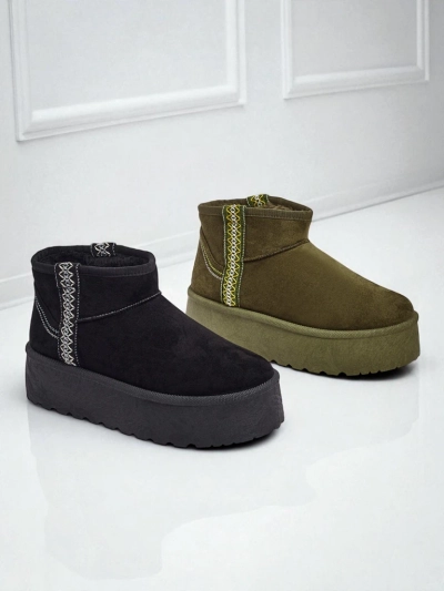 Cizme scurte de damă tip snowboots Althea