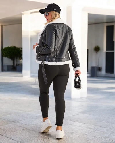 Legging-uri pentru femei de mărime mare, căptușite cu bumbac de la Royalfashion
