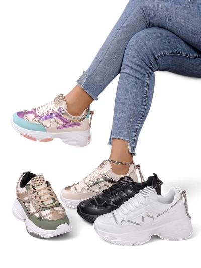 Royalfashion Sneakers colorate pentru femei Casiia