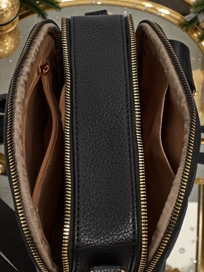 Geantă mică de damă matlasată din piele ecologică Connere