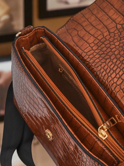 Royalfashion Lakir waali chhoti ladies bag eco leather Velia Crest