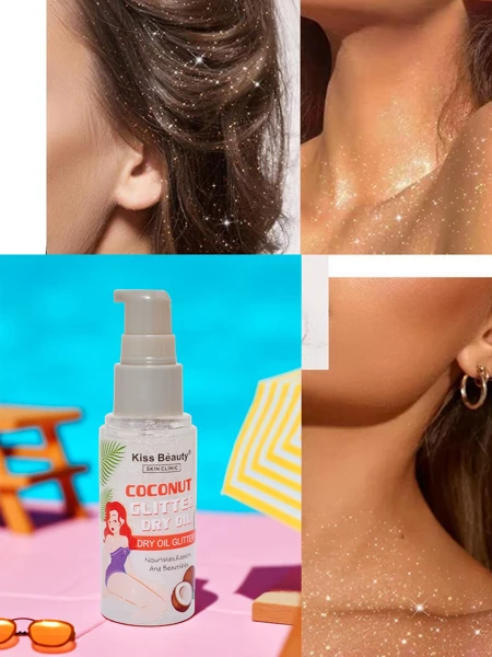 Summer Spray – Iluminator lichid pentru față și corp cu aromă de cocos