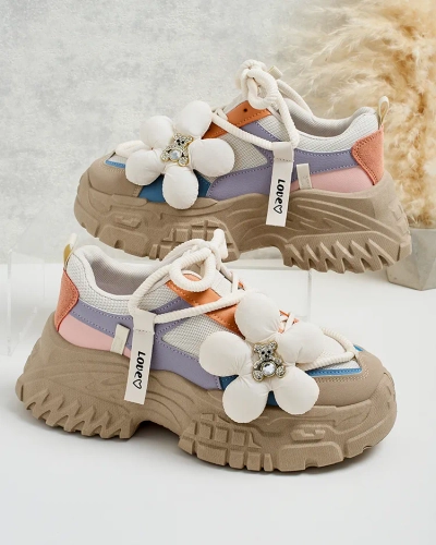 Royalfashion Adidași cu platformă pentru femei Bereya