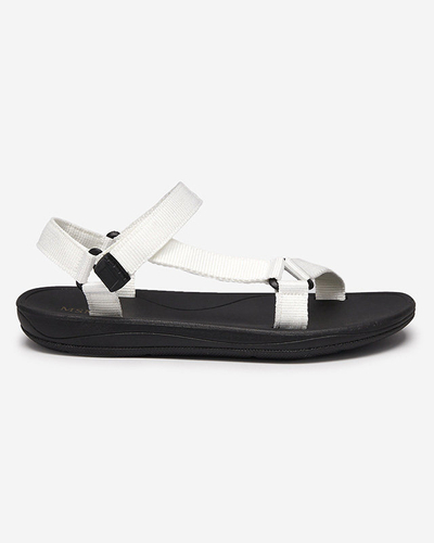 Sandale sport pentru femei cu etichete albe - încălțăminte