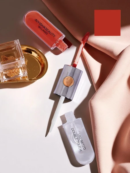 Ruj și Gloss Transparent 2-în-1 Nude Piersică