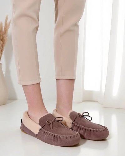 Royalfashion Mocasi femeie cu blană Ahtikes