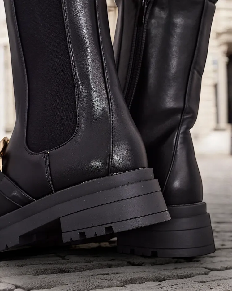 Cizme inalte de dama Royalfashion Romur