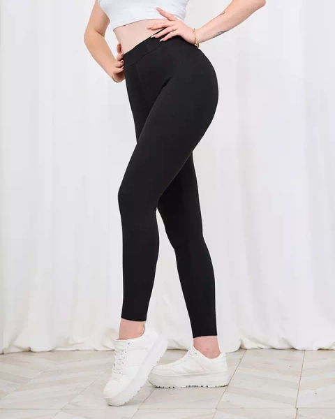 Royalfashion Pantaloni leggings pentru femei cu izolație neagră
