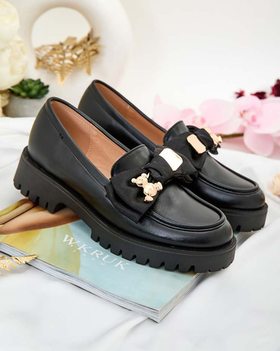 Royalfashion Mocasini de damă cu fundiță Mantarme