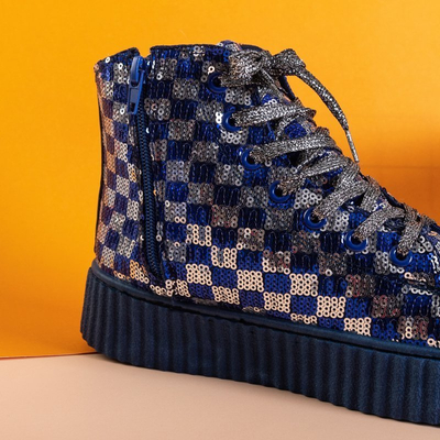 Încălțăminte sport dama albastru și argintiu de la Odelia - Încălțăminte