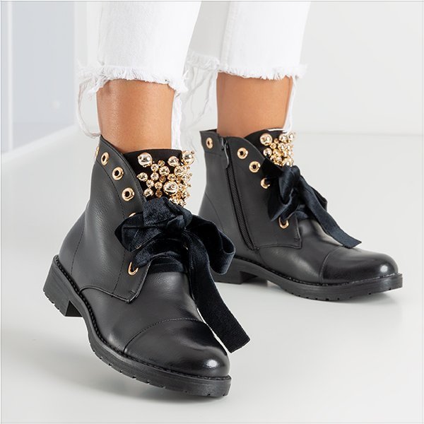 Genți negre cu decorațiuni Havelte - Încălțăminte