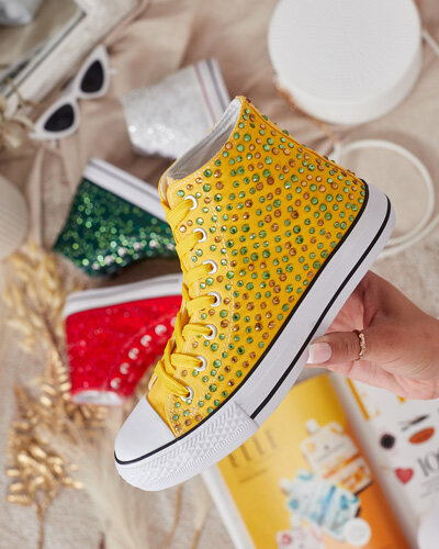 Royalfashion Adidași cu paiete pentru femei Shis