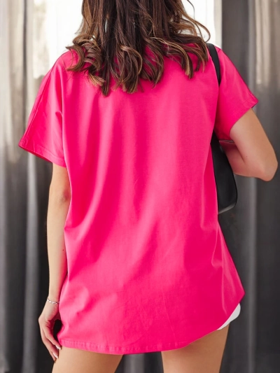 Royalfashion Tricou din bumbac pentru femei A multe inimi